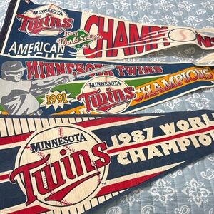 Minnesota Twins Championship Pennants